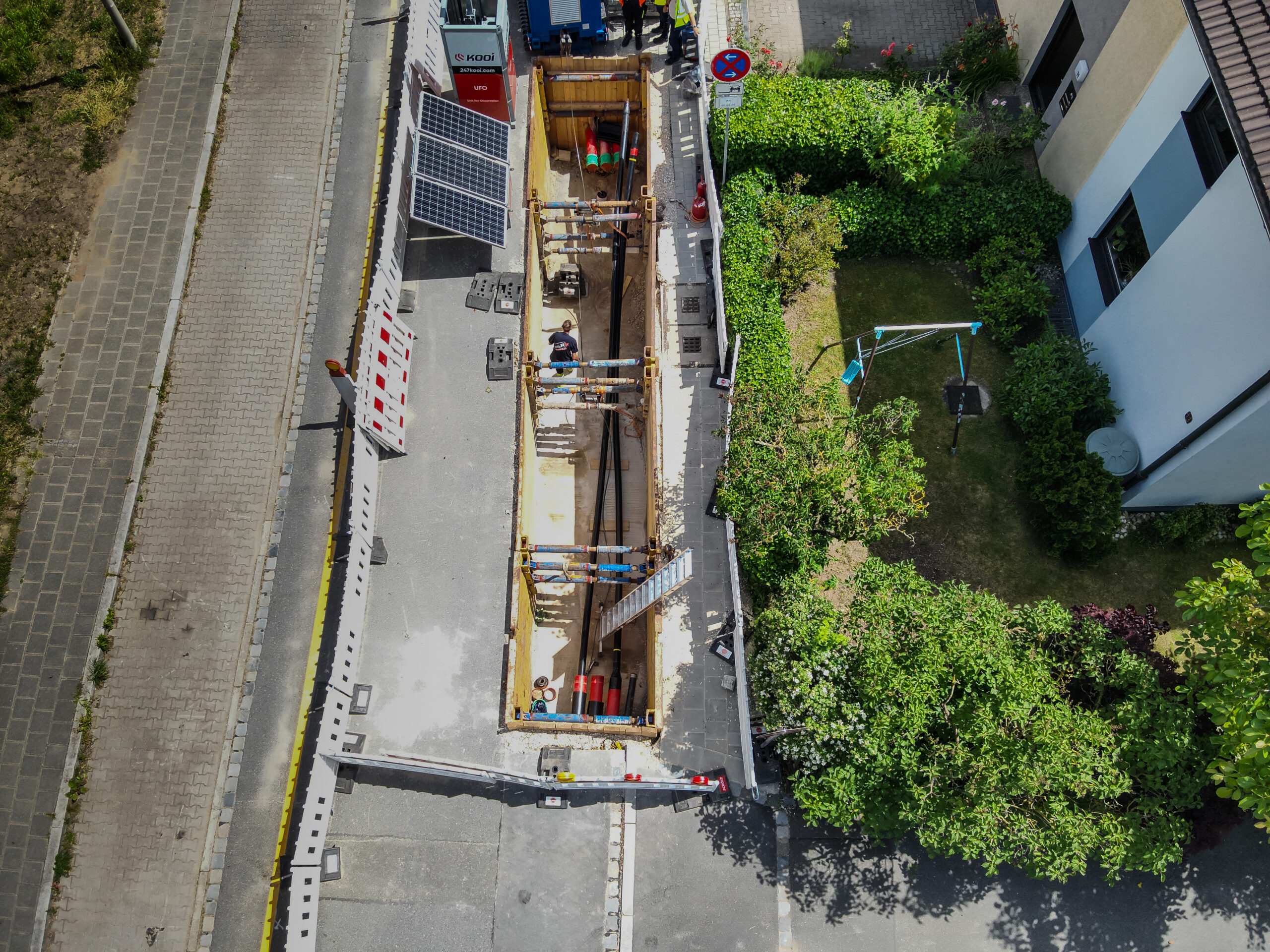 Anforderung Schwindungsfreiheit des Bettungsmaterials